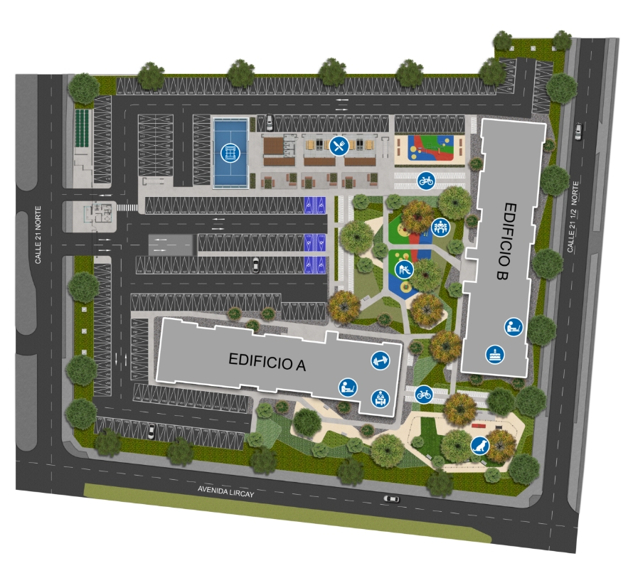 Masterplan Condominio Altos de Lircay II